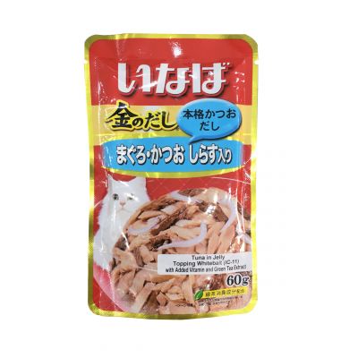 [IC-11] Pate Ciao cho mèo vị Tuna in Jelly Topping Whitebait 60g