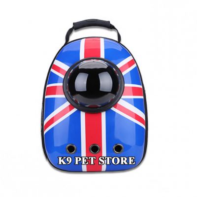 Balo phi hành gia cờ Anh vận chuyển chó, mèo 40*15*10