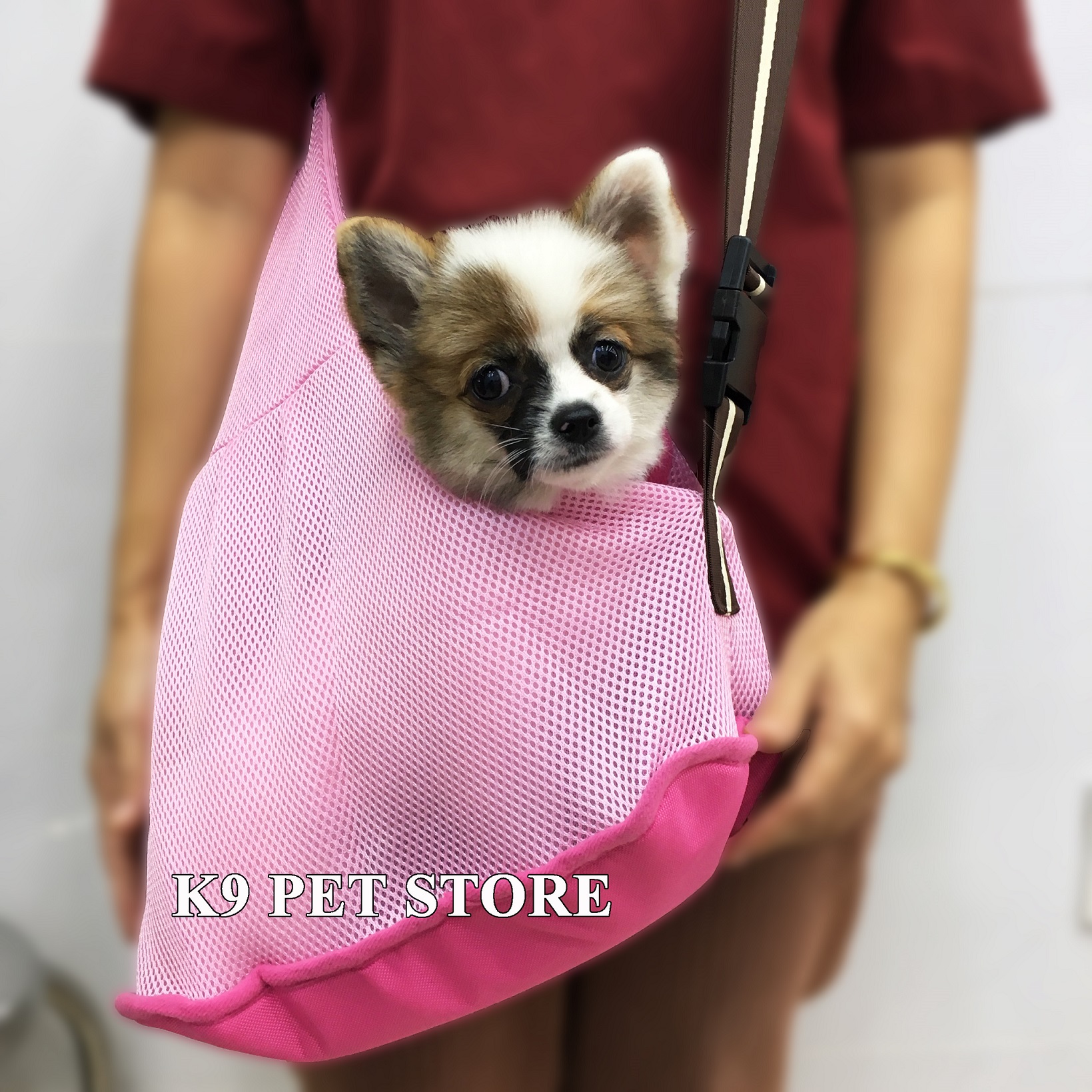 Địu đeo chéo cho chó (dưới 3kg)