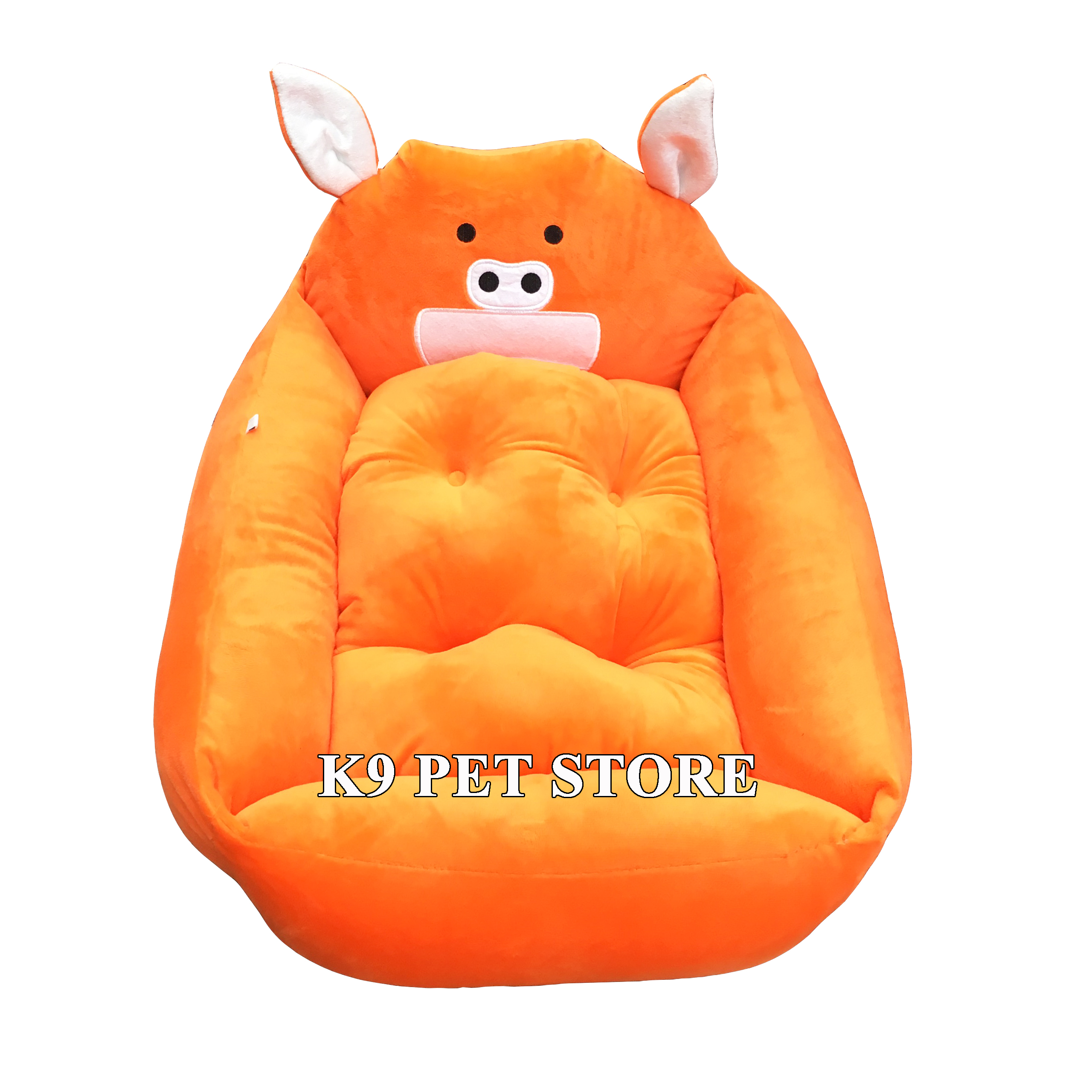 Nệm hình thú cho chó mèo (Heo cam)