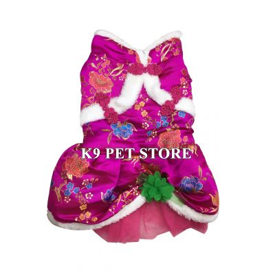 Đầm Tết cho chó, mèo