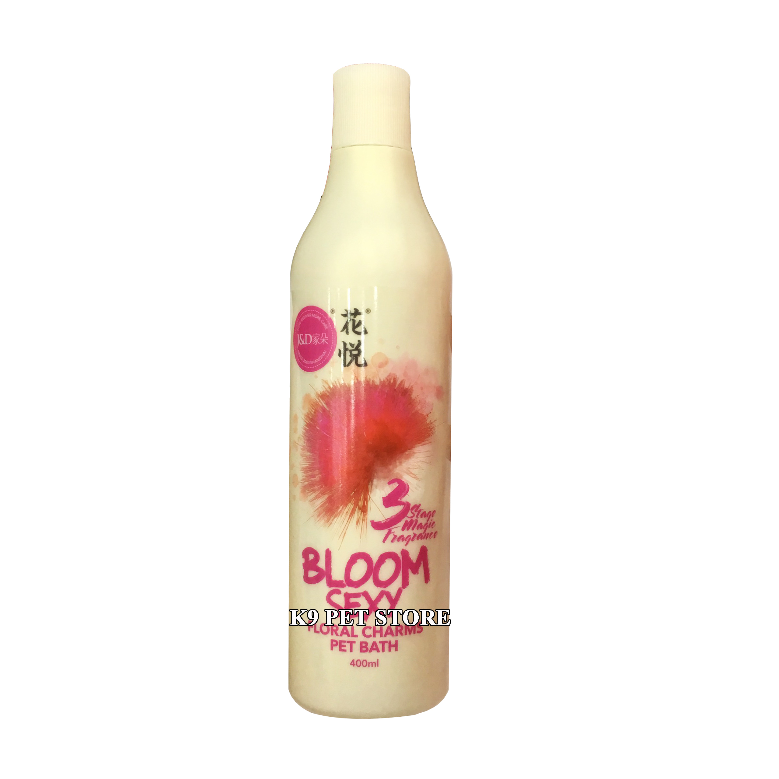 Sữa tắm cho chó mèo giúp lưu thông máu Joyce & Dolls Flowral Charms hương Bloom Sexy 400ml