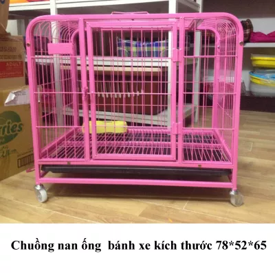 Chuồng nan ống bánh xe cho chó 78*52*65