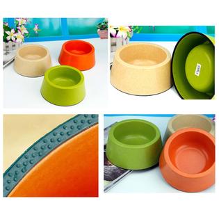 Tô tre cho chó, mèo size 26*7.5 - Bamboo Fiber Bowl