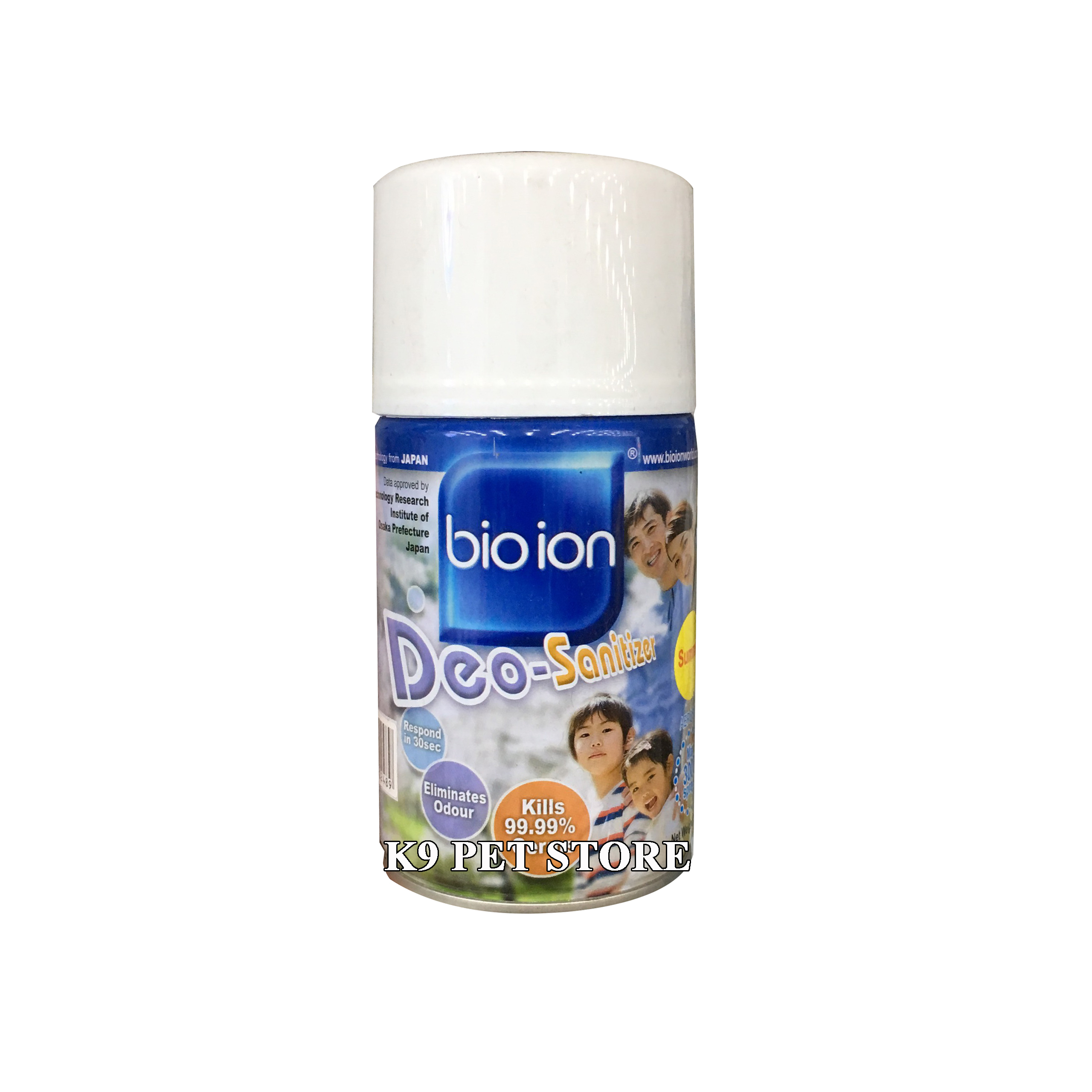 Lõi xịt khử mùi, khử trùng Bioion Deo-sanitizer