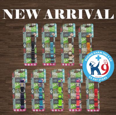 Vòng cổ trơn cho chó, mèo Thái - Pet8