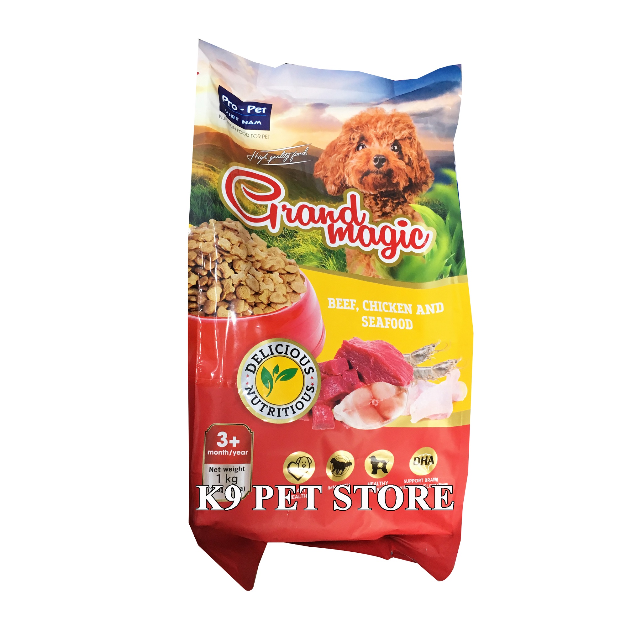 Thức ăn cho chó Grand Magic 1kg