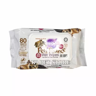 Khăn giấy ướt vệ sinh khử mùi diệt khuẩn Pets Pounce Bioion