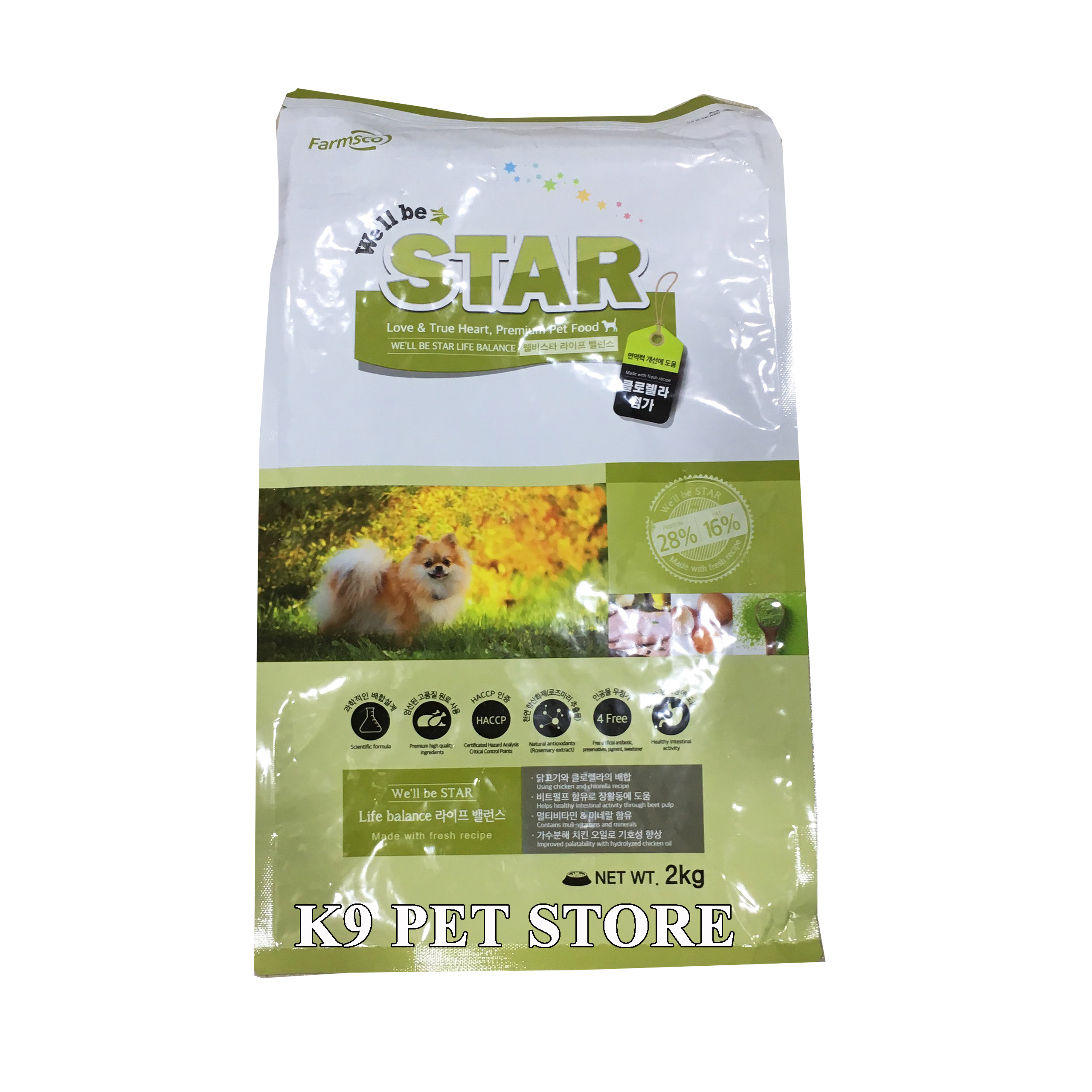 Thức ăn cho chó We'll be star life balance 2kg