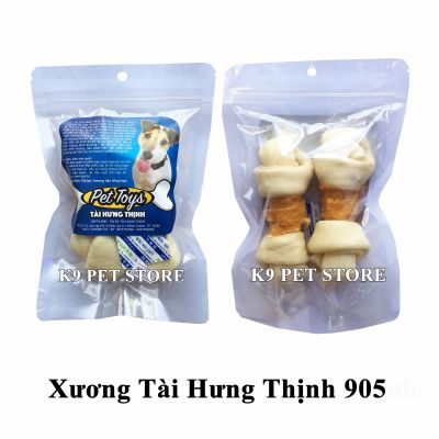 Xương gặm da bò cho chó hiệu Tài Hưng Thịnh 905 (VNXK)