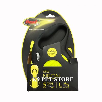 Dây dẫn tự động cho chó, mèo Flexi New Neon size L