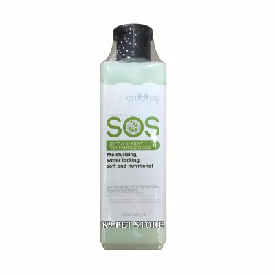 Sữa tắm SOS màu xanh ngọc làm mềm và mượt lông chó, mèo 530ml