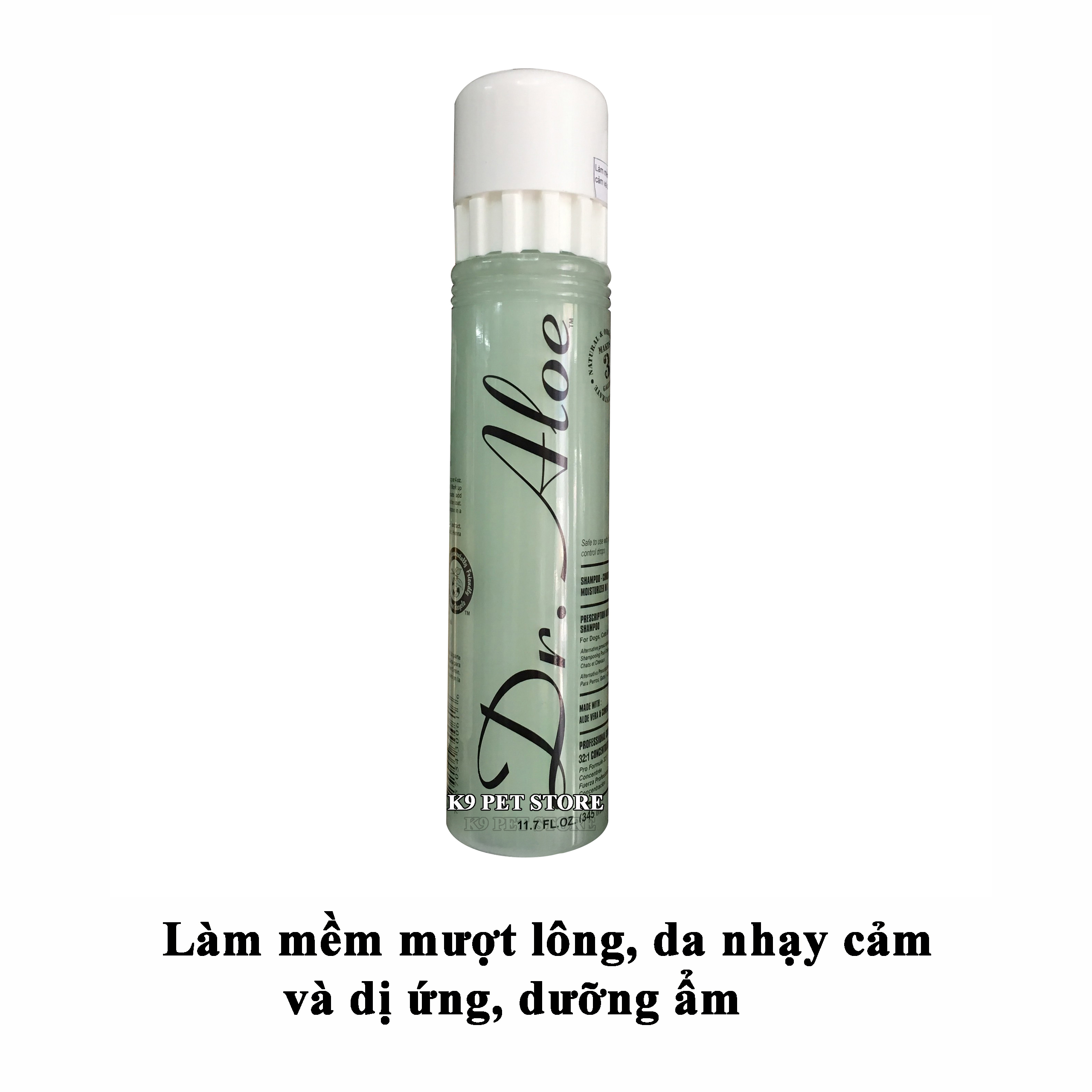 Sữa tắm Dog Show Dr. Aloe giúp dưỡng ẩm, mượt lông chó 345ml