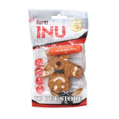 Xương gặm Fronti Inu cho chó hình cậu bé bánh gừng 75g
