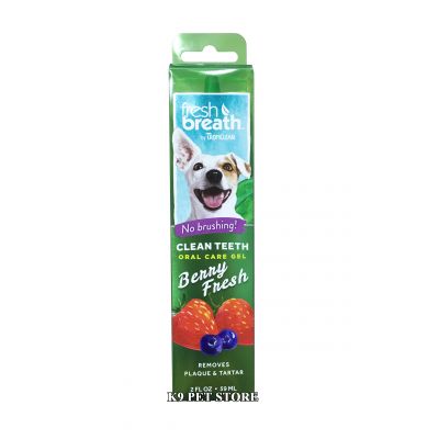 Gel làm sạch răng miệng cho chó vị Dâu Việt Quất Fresh Breath Clean Teeth Berry 59ml