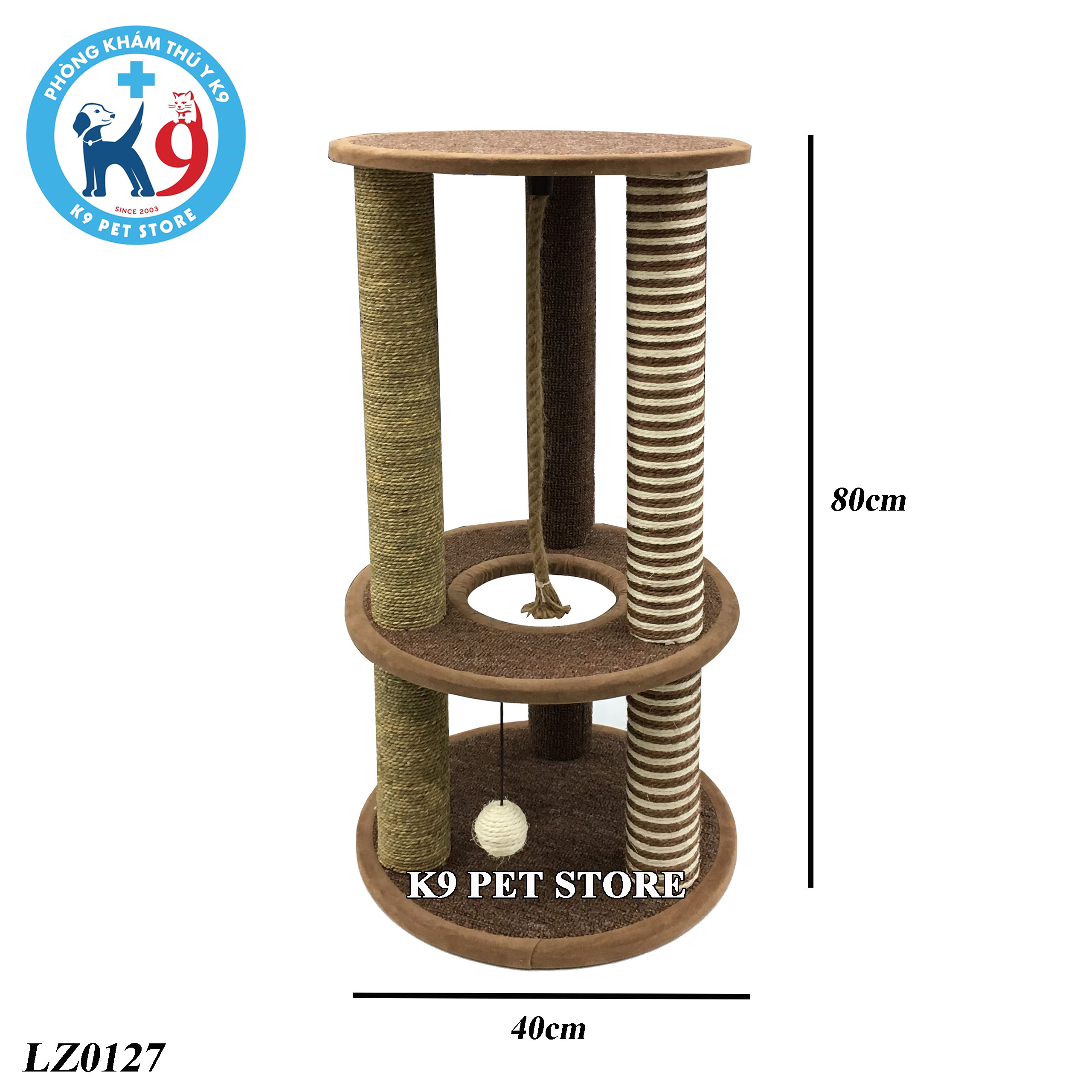 Nhà cây cho mèo, trụ cào mèo, cat tree LZ0127