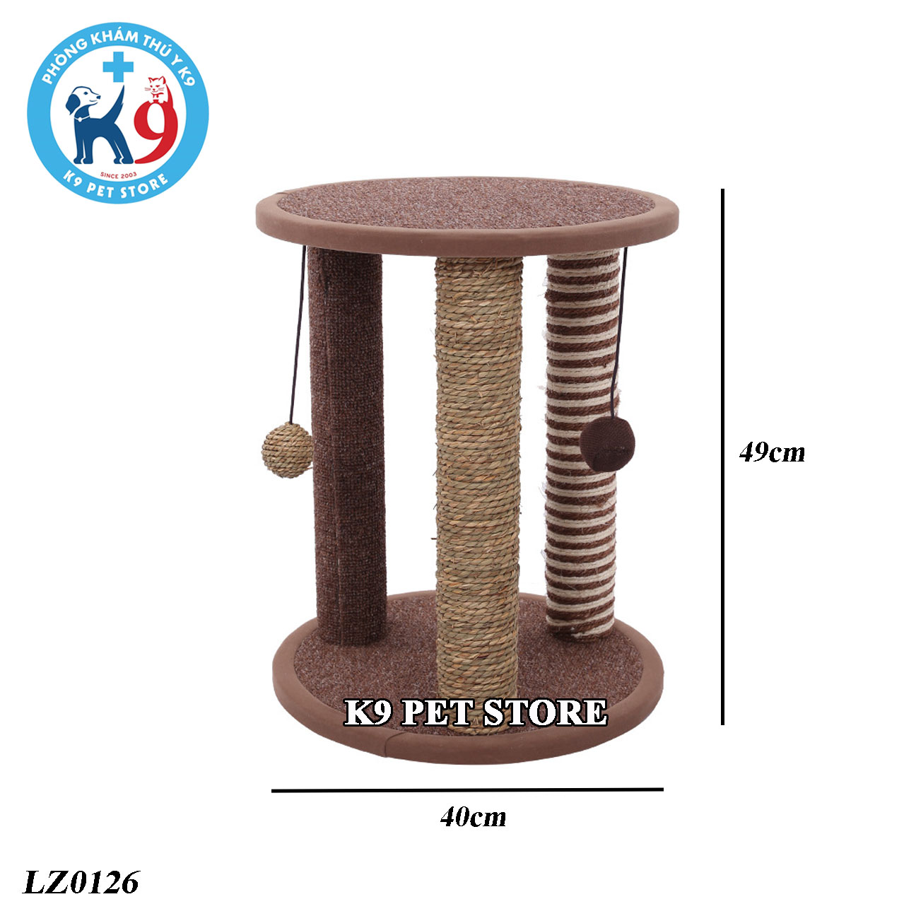 Nhà cây cho mèo, trụ cào mèo, cat tree LZ0126