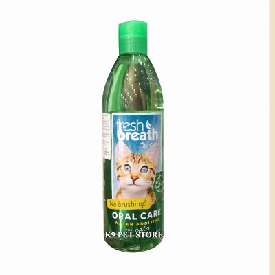 Dung dịch uống chăm sóc răng miệng cho mèo Fresh Breath 473ml
