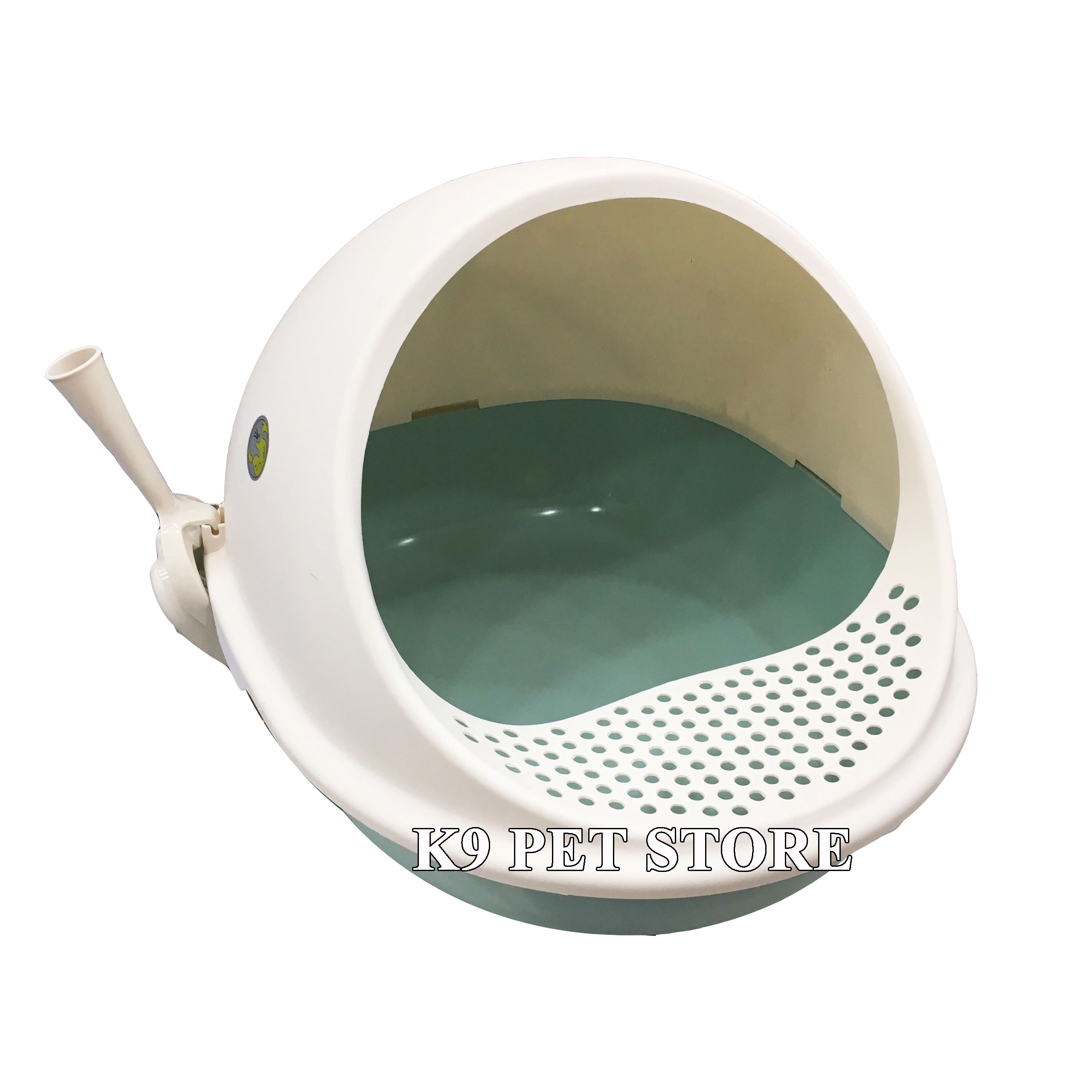 Nhà vệ sinh cho mèo AG+ nắp vòm size L 45*55cm