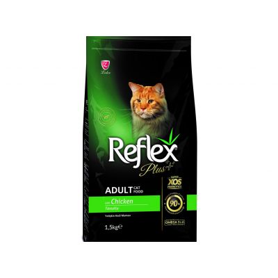 Thức ăn mèo Reflex Plus Adult Chicken 1.5kg (dành cho mèo trưởng thành vị gà)