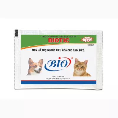 Men tiêu hóa Biotic, hỗ trợ đường tiêu hóa cho chó mèo 5g