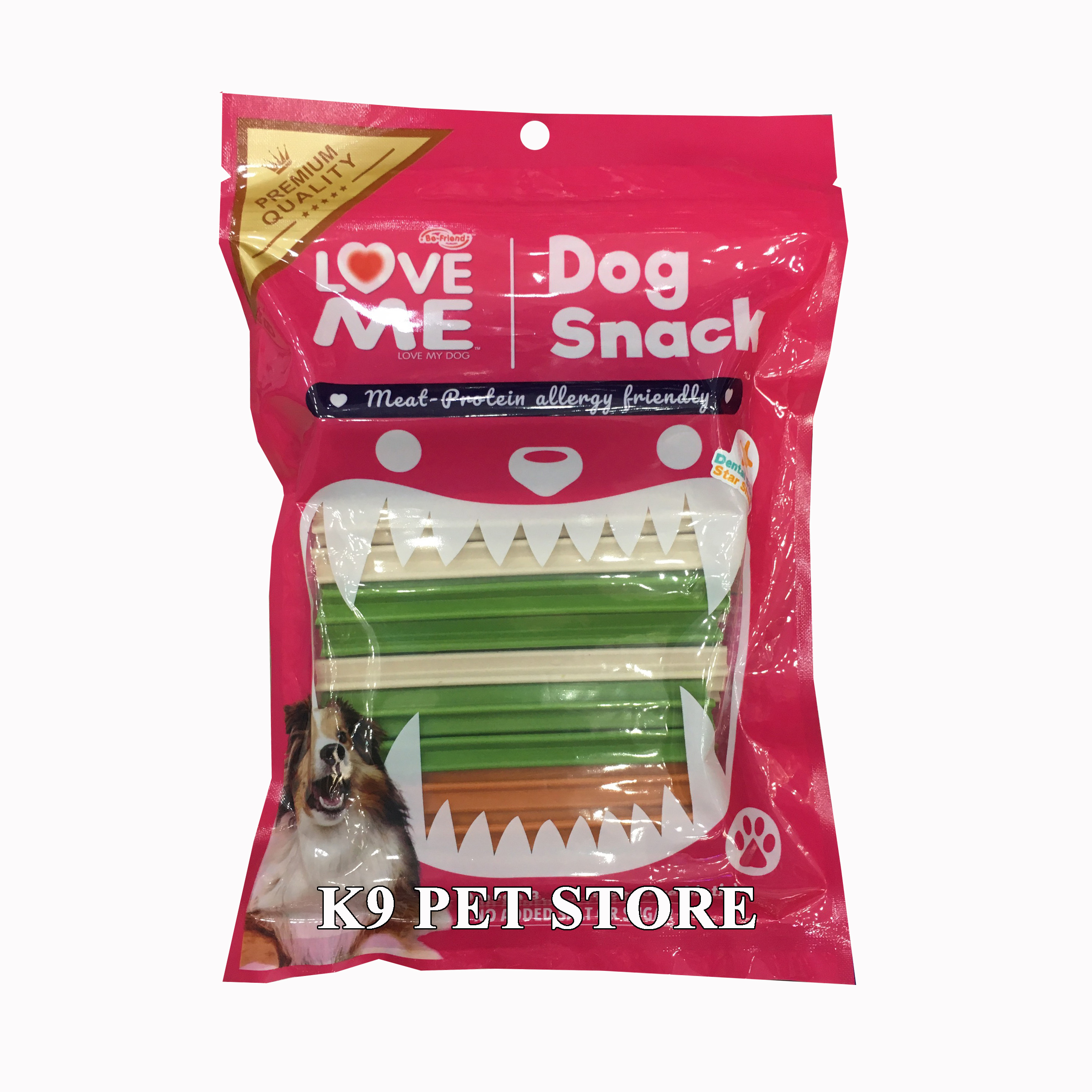 Xương gặm sạch răng cho chó Love Me Dental 450g (tổng hợp)