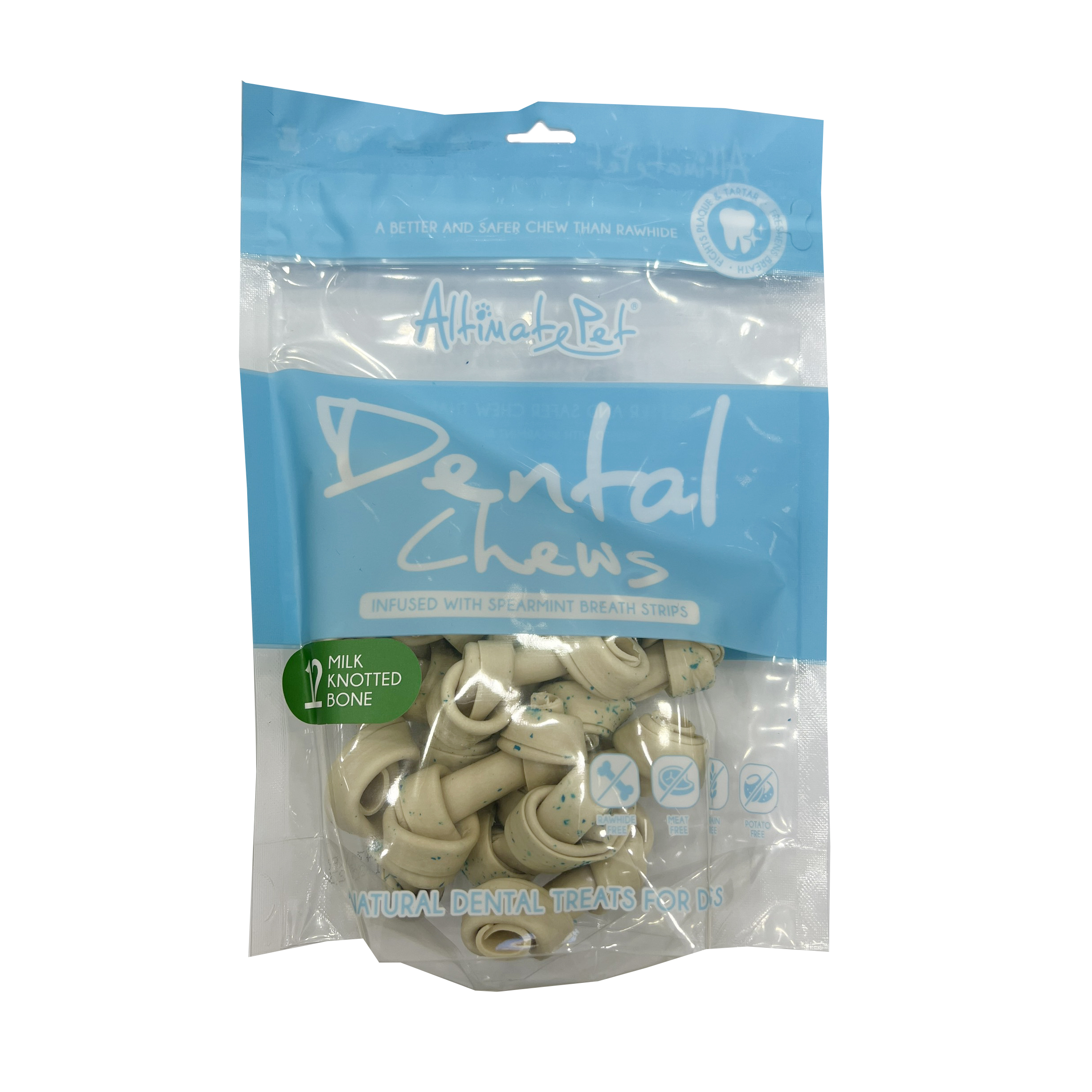 Xương Sạch Răng Altimate Pet Dental Chews (Xương hình nơ vị sữa 12 xương)