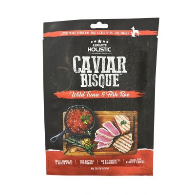 Súp thưởng Absolute Holistic vị cá ngừ và trứng cá muối cho chó  & mèo (5 thanh)