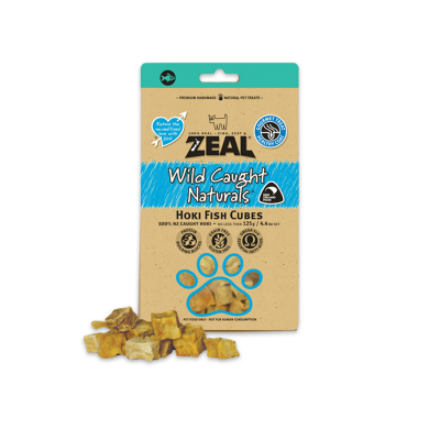 Zeal Freeze Dried Hoki Fish Cubes 125g - Cá Hoki sấy cho chó