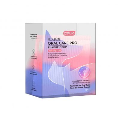Vệ sinh răng miệng chó mèo Cature Rollon Oral Care hồng (bột) 5mlx30