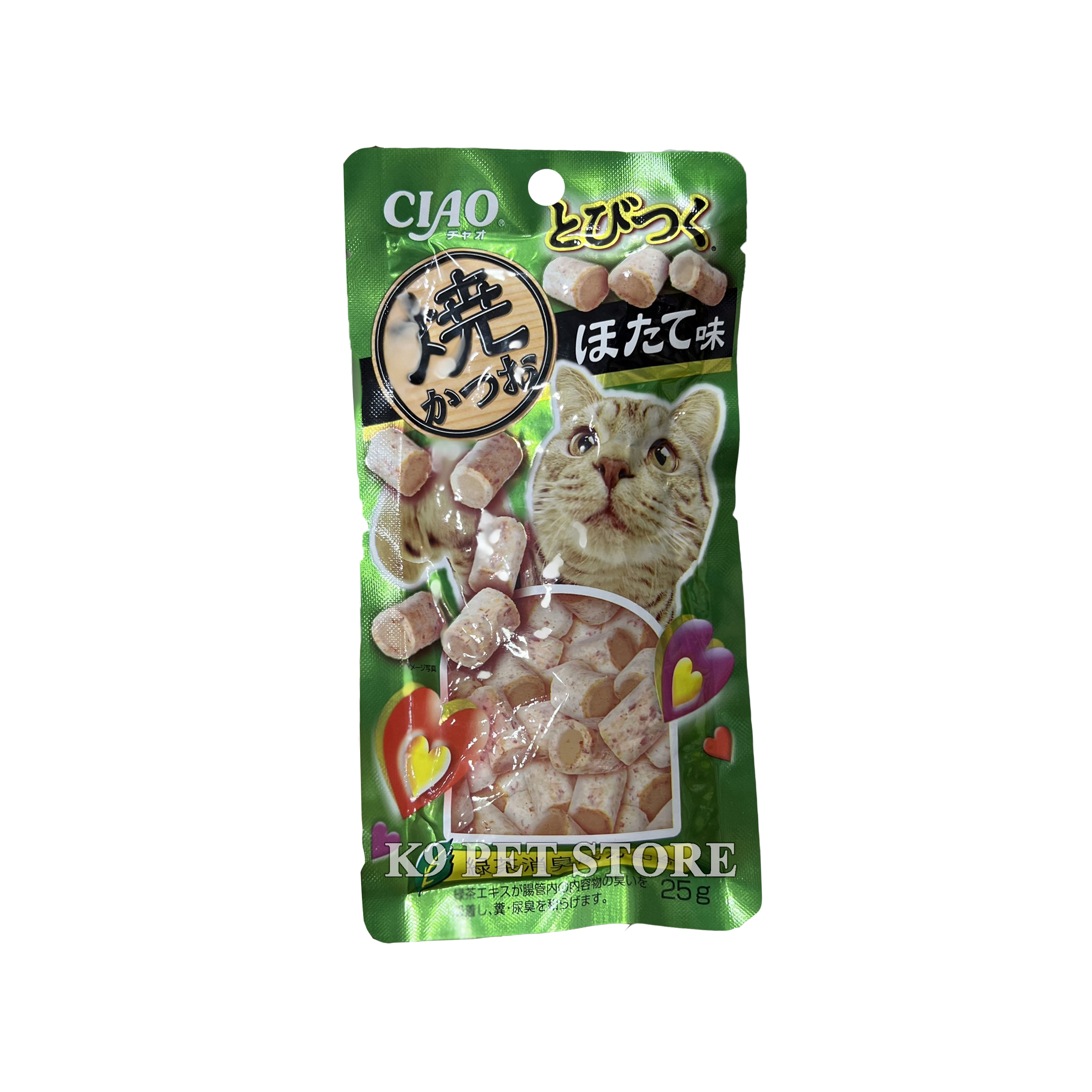 Ciao snack mềm cho mèo 25g vị cá ngừ, gà và sò đẹp (QSC-216)