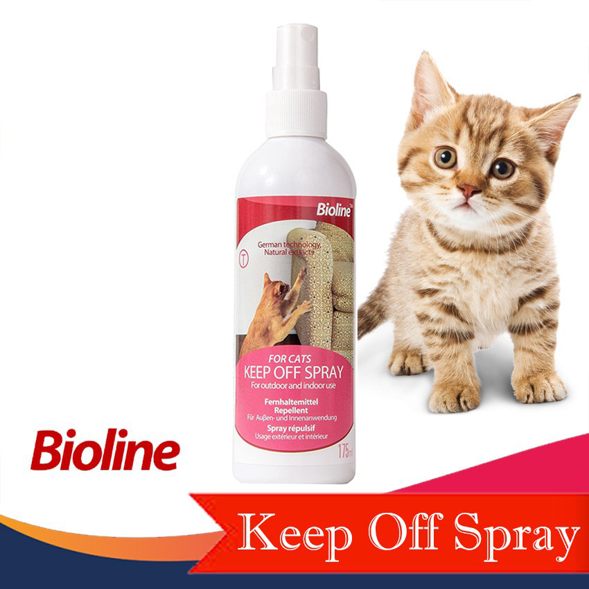 Bioline Keep Off Spray - Dung dịch khử mùi cho mèo tránh xa 175ml