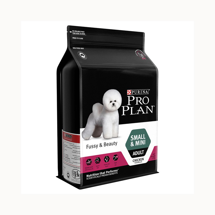 Thức ăn chó Purina PRO PLAN Small Mini Adult Fussy Beauty 2.5kg - chăm sóc da lông chó giống nhỏ