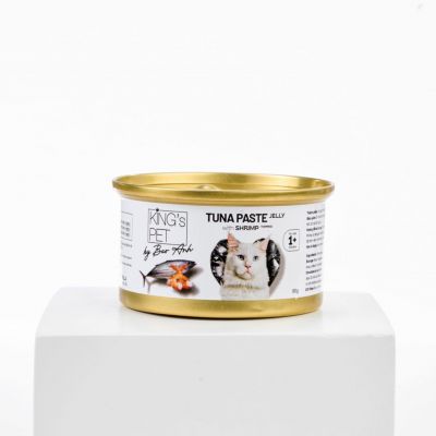 Pate lon Tuna jelly topping Shrimp Kings Pet 80g (Cá ngừ topping Tôm)