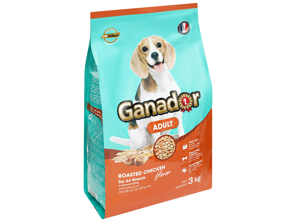 Thức ăn cho chó trưởng thành Ganador Chicken 400g