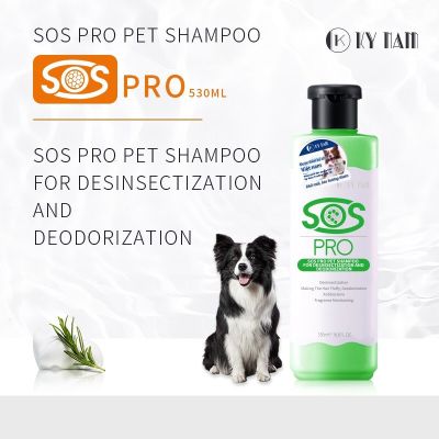 Sữa tắm SOS Pro 530ml trị ve rận, viêm da