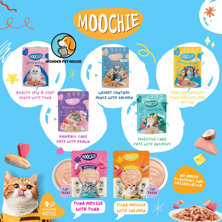 Pate mèo Moochie 70g Thái Lan Grain Free