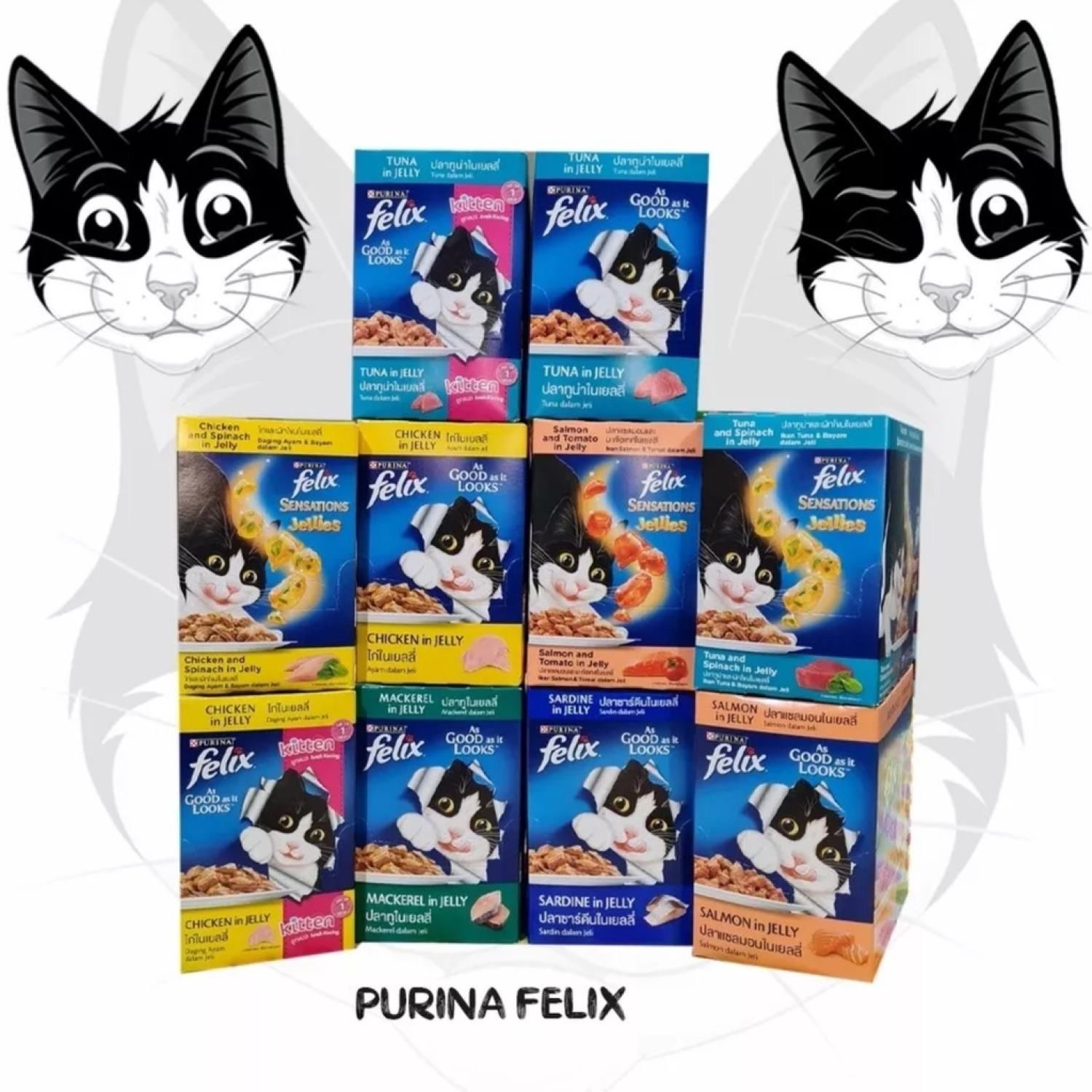 Pate cho mèo Purina Felix 85G