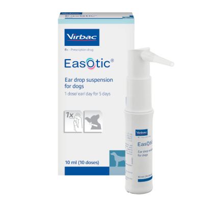 Easotic - Thuốc nhỏ tai trị viêm tai ngoài cho chó 10ml