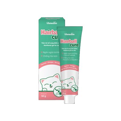 Gel tiêu búi lông Hairball Cure 50g cho mèo