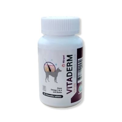 Viên nhai Vita-derm hỗ trợ da lông cho chó (25 viên))