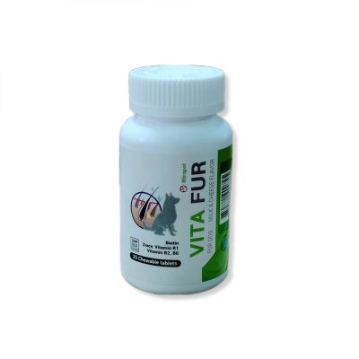 Mirapet Vita-Fur Thực phẩm bổ sung cho da khỏe mạnh và chống rụng lông 25 viên / hộp