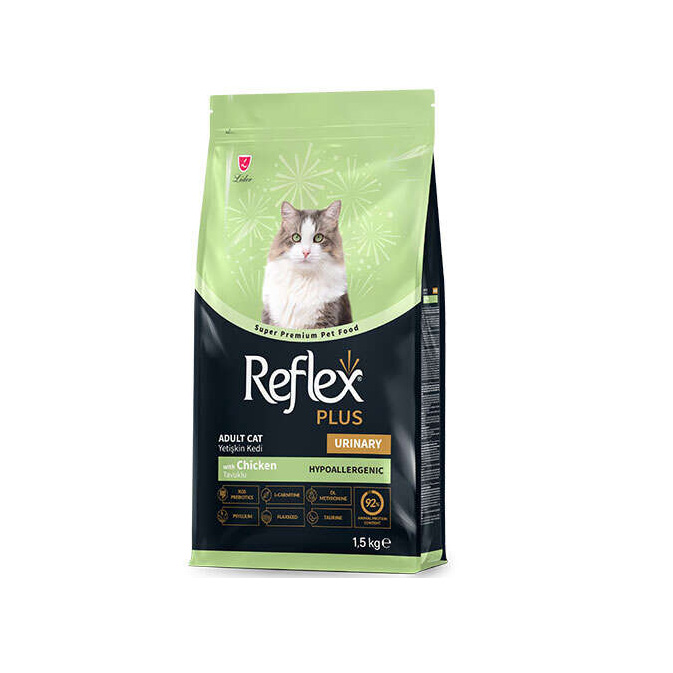Thức ăn mèo Reflex Plus Adult Urinary Chicken 1.5kg (dành cho mèo sỏi thận vị gà)