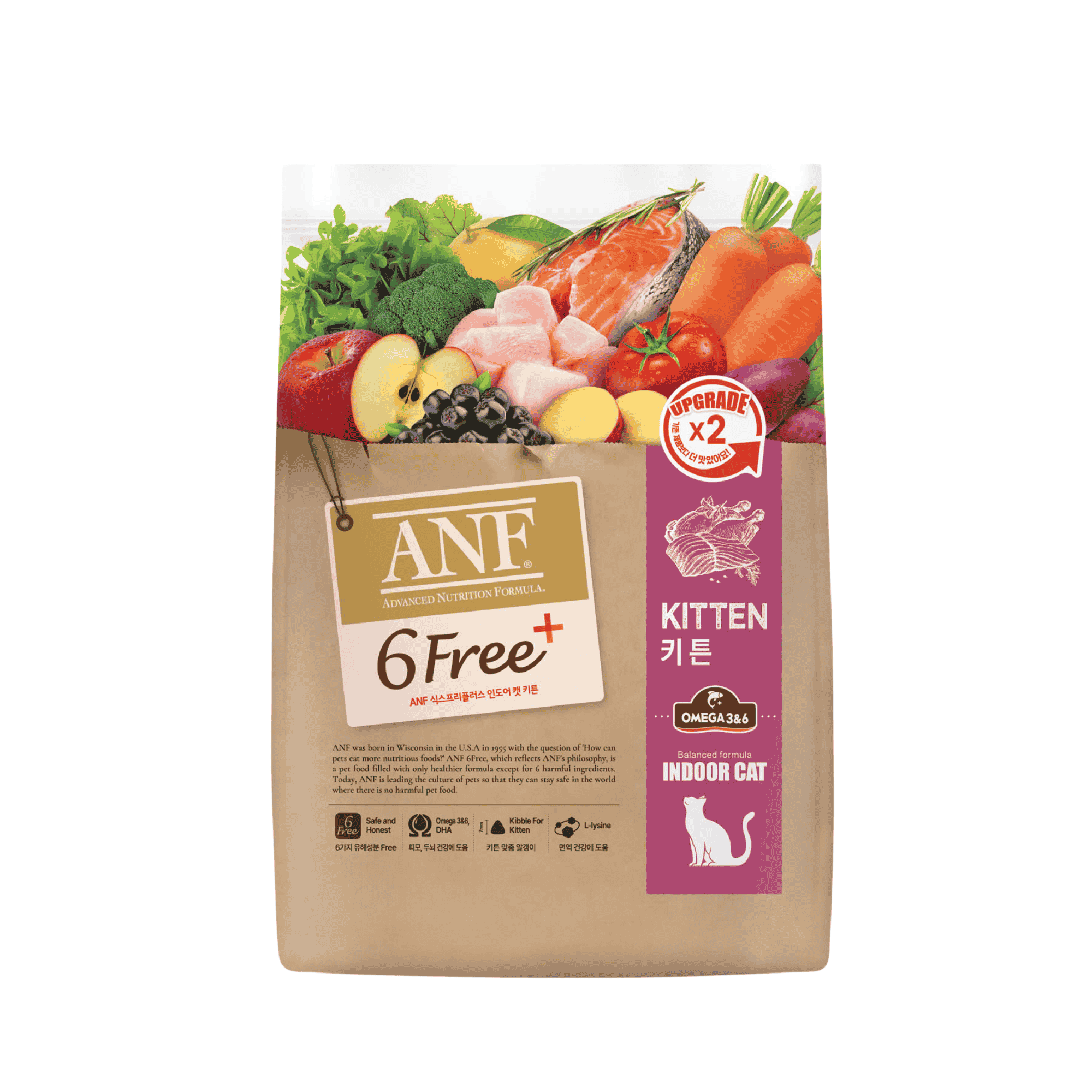Thức ăn mèo ANF 6Free Plus Kitten Indoor 1,5kg
