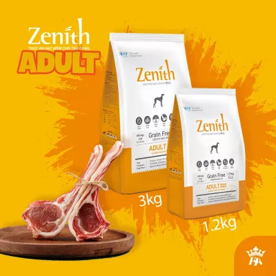 Zenith Adult - Thức ăn hạt mềm cho chó trưởng thành 3kg