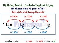 Đơn vị đo khối lượng lớn nhất