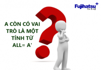 A CÓ THỂ LÀ MỘT TÍNH TỪ? - CÂN ĐIỆN TỬ FUJIHATSU