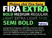 Phông chữ Fira Sans - Cân điện tử fujihatsu