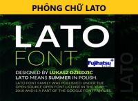 Phông chữ Lato - Cân điện tử fujihatsu