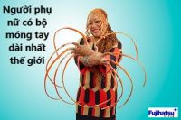 Người phụ nữ có bộ móng tay dài nhất thế giới - Theo sách kỷ lục Guinness